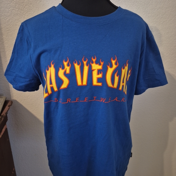 Vans Other - Vans Classic Blue Short Sleeve Tee Kids Size L